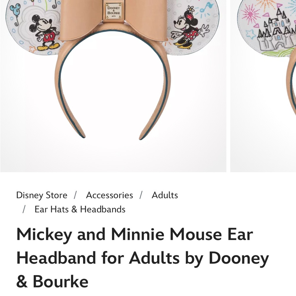 Dooney & Bourke Tan Bow Disney Headband - Picture 4 of 4